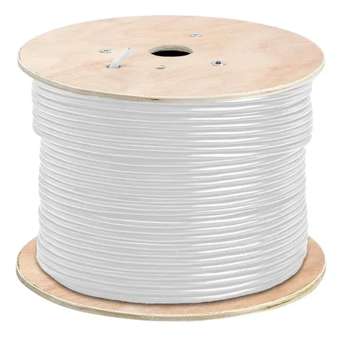 Câble de données, U/UTP, Cat 6, blanc