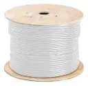Câble de données, U/UTP, Cat 6, blanc
