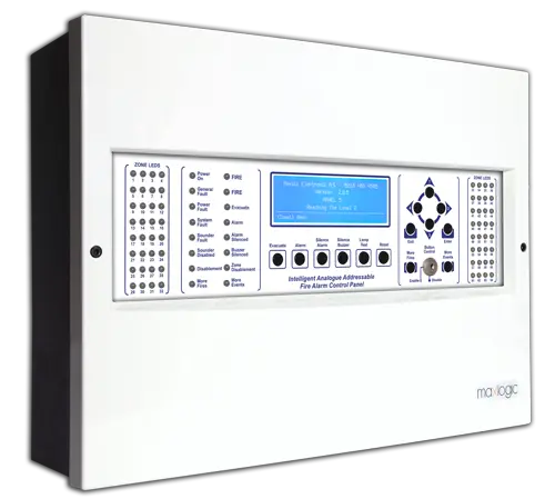 Centrale d’alarme incendie du système intelligent analogique adressable Maxlogic, 0 boucle, en réseau