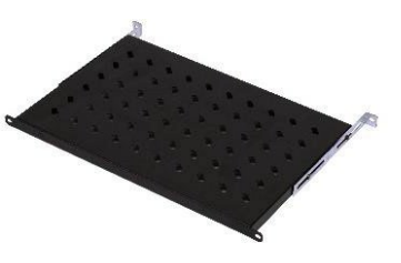 Demi-étagère fixe – Pour baies de 600 mm de profondeur