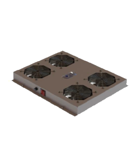Unité de ventilation avec 4 ventilateurs + thermostat analogique