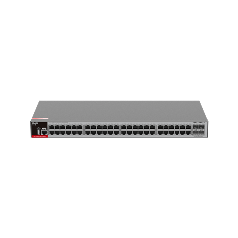 [RG-S2915-48GT4MS-L] Switch Non PoE, Manageable, L2, 48 Ports Gb, L2+ 4x 2.5GE SFP Ports