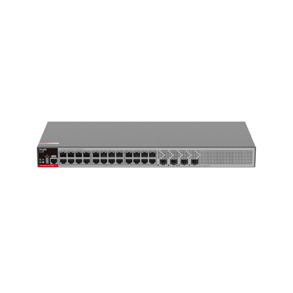 Switch PoE, Manageable, L2, 24 Ports PoE+ Gb, 4x2.5GE SFP Ports, 370W