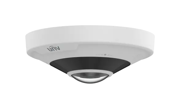 [UV-IPC86CEB-AF18KC-I0] Caméra dôme fisheye fixe 12 MP Ultra HD, Infrarouge, anti‑vandalisme