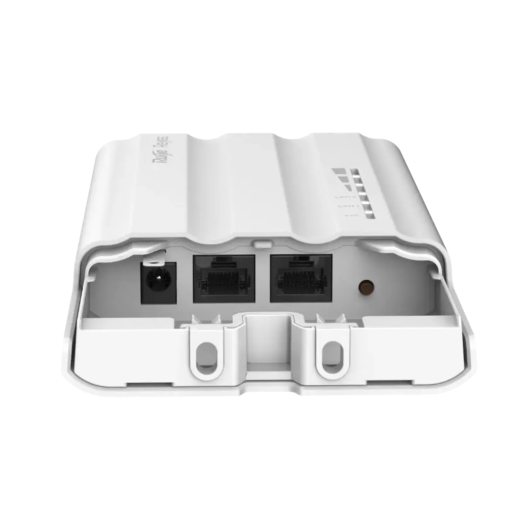 Jusqu’à 867 Mbps à 5 GHz, de 1 à 32 PTMP maximum, avec 2 ports GE