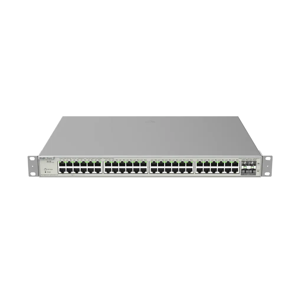 [RG-NBS5200-48GT4XS-UP] Switch POE, Manageable, L3, 48 ports Gb, 4 port SFP+ 