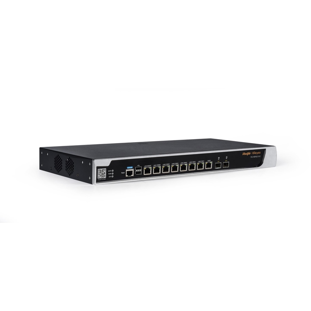 [RG-NBR6210-E] Routeur 8x10/100/1000 Base-T ports, 2x100/1000 Base-X ports, 2 USB ports and 1 Console port