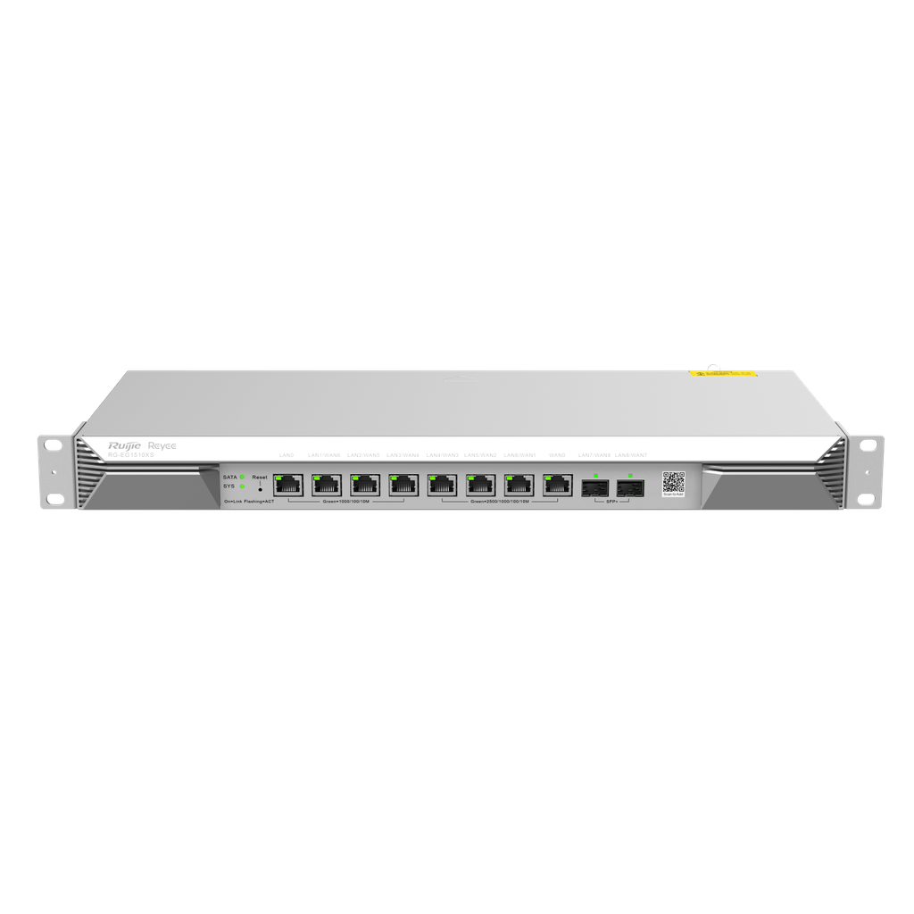 Rack-mountable 10-port router, 1 500 clients simultanés,1 000 tunnels VPN IPsec,4 Gbps de débit,1 To de stockage pour 4 à 5 mois de Syslog