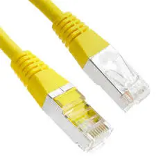 [PG-CAB-06010-FLY] Cordon jaune RJ45 Cat 6 FTP 1M 24AWG LSZH    