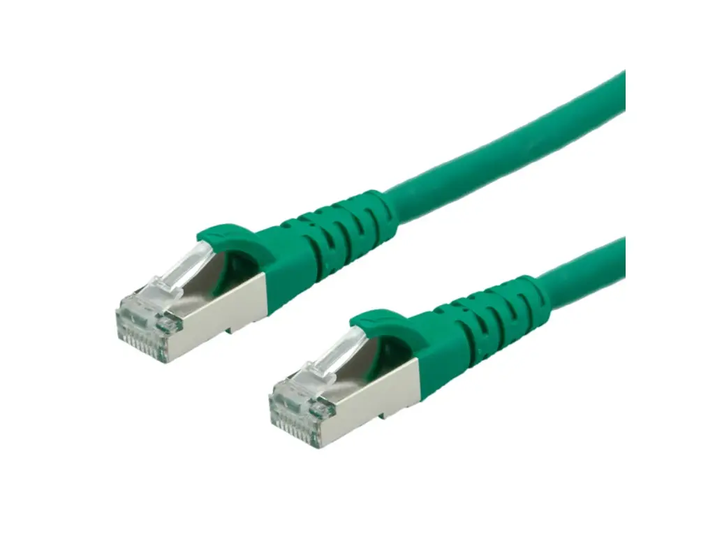 Cordon vert RJ45 Cat 6 FTP 1M 24AWG LSZH      
