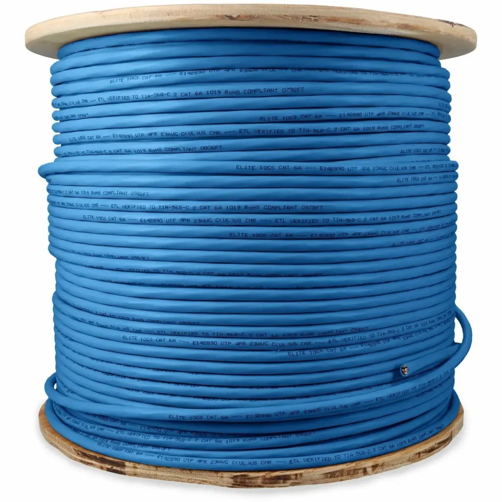 Cable CAT6A-F/FTP (HF) Bleu