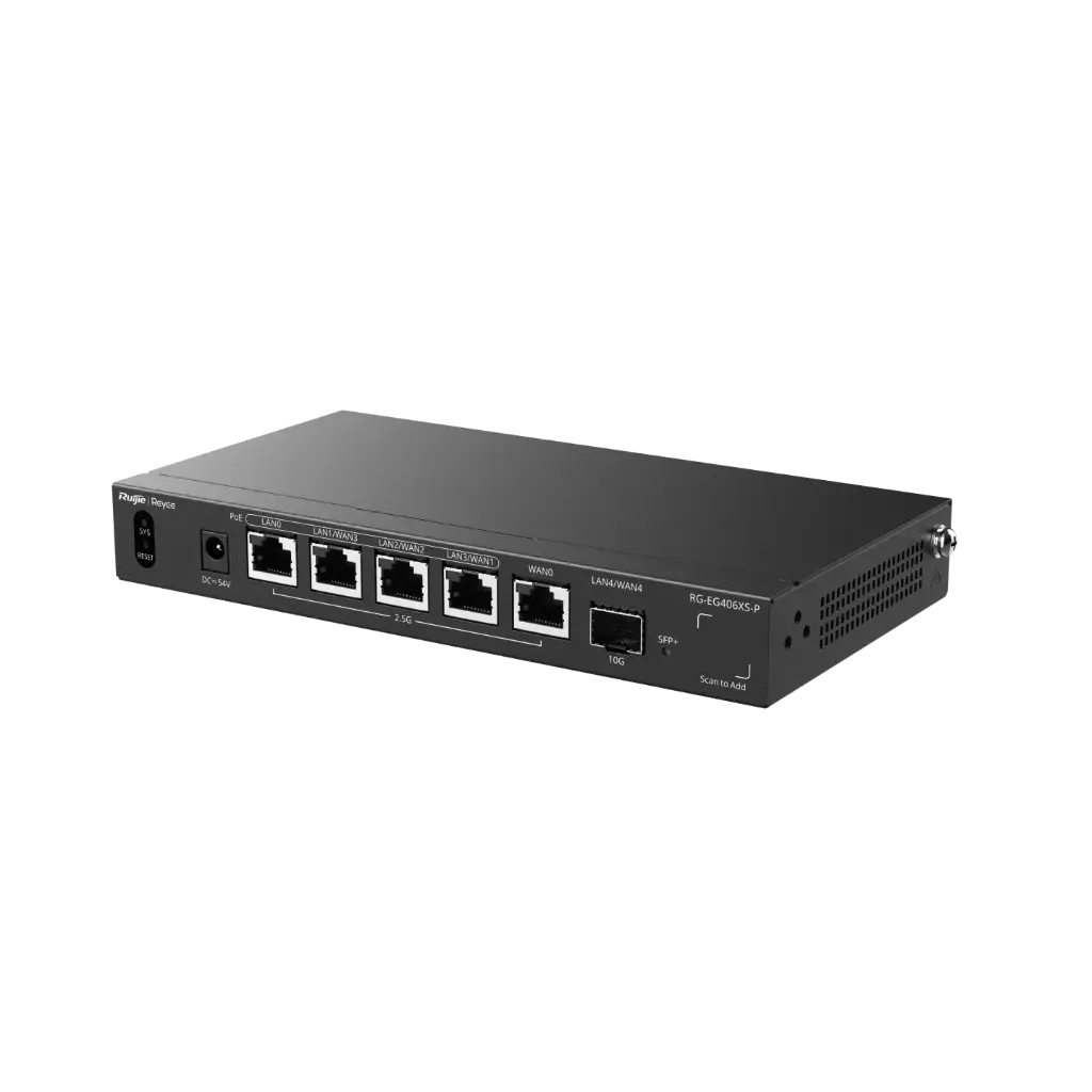 Routeur manageable, 2,5G à 5 ports (4 PoE/PoE+), 1 port 10G