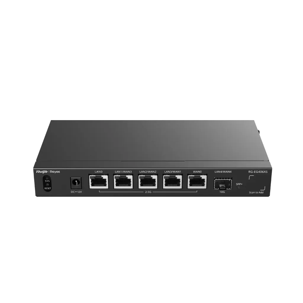 [RG-EG406XS] Routeur géré dans le cloud 5 ports 2,5G, 1 port 10G